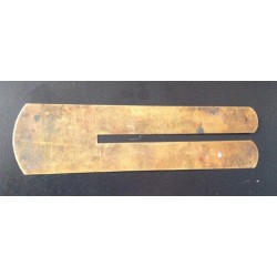 Vintage Brass Button Stick
