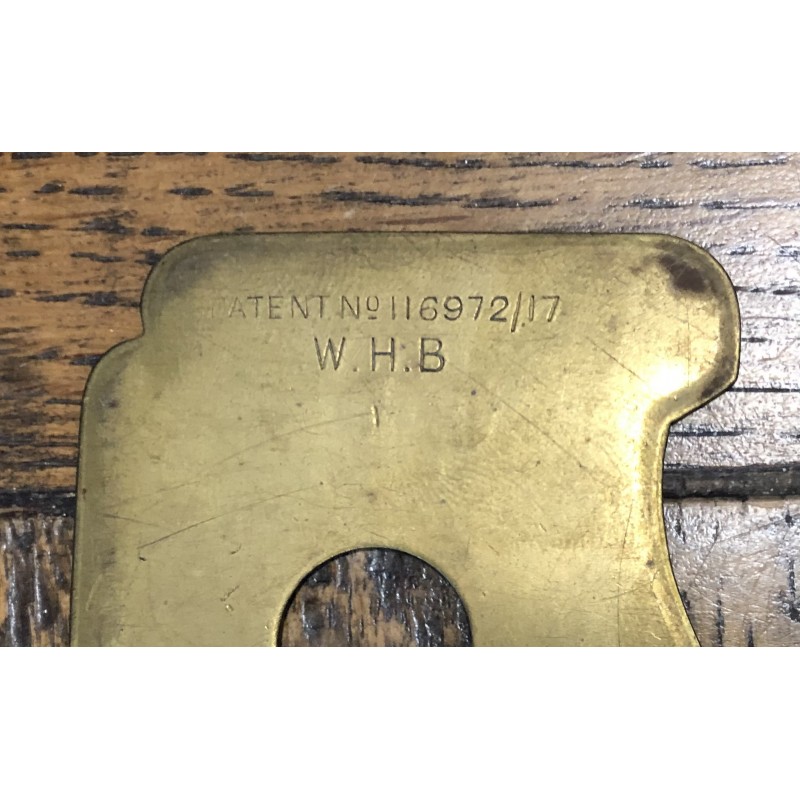 1955 INTERWAR Military Brass Button Cleaning Guard Stick W.H.B Patented #8